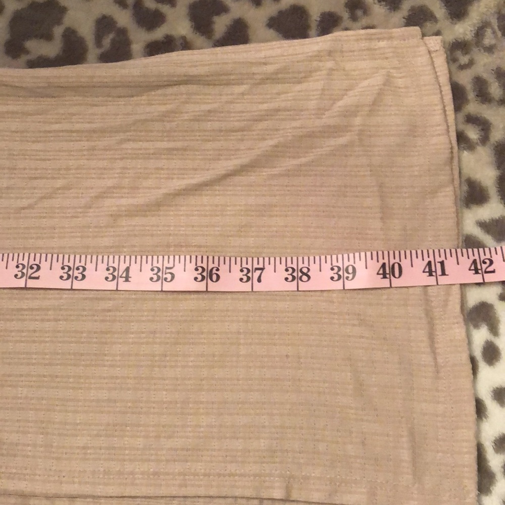 Active USA Side Slit Open Cardigan Duster in Taupe Tan Size Large - Picture 12 of 16